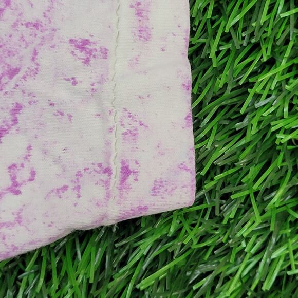 Vintage 90s Splatter Tie-Dye Shirt Womens XL 23x24 Purple USA - Picture 9 of 10